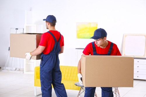 Local removals team planning a house move in Towerhill