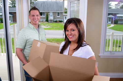 Removalists loading household furniture for a Towerhill home move