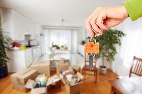 Removal team planning a local move in Towerhill