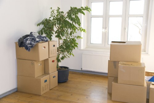 Removal van supporting residential and business moves around Towerhill