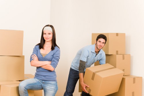 Removal pricing example for a busy street property move