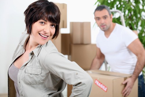A customer-focused Towerhill Removals moving day in progress